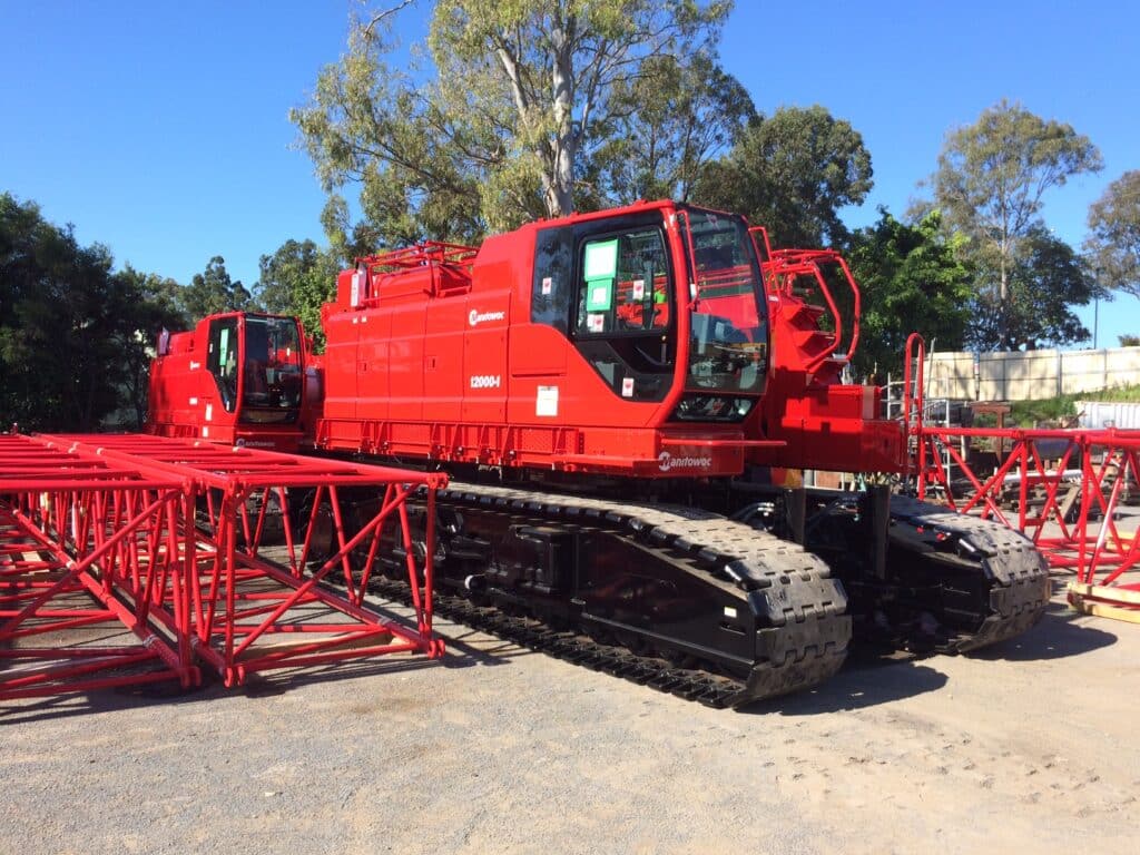 crane during inspection in Australia